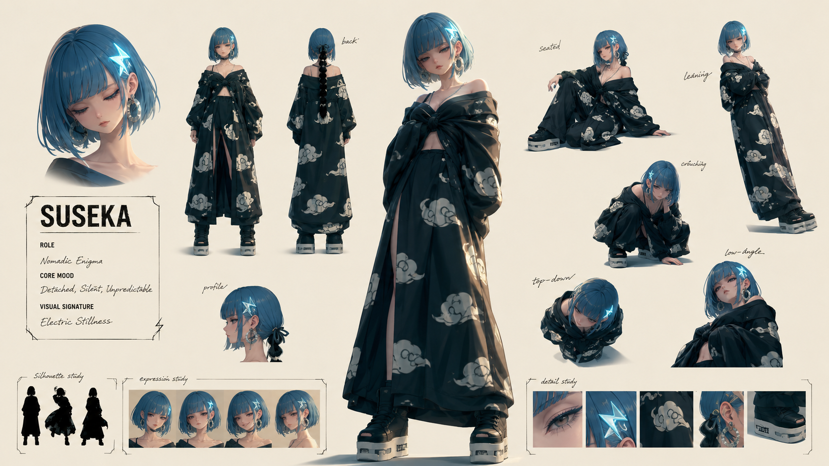 suseka character design sheet